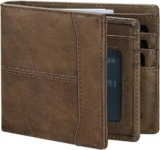 ארנק עור לגבר עם הגנת RFID